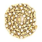 Handmade - Halsketting - 37 g - 18 karaat Geel goud, Witgoud, Sieraden, Tassen en Uiterlijk, Kettingen, Nieuw
