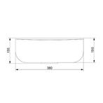 Wastafel Ideavit Solidcap 6.0 Opbouw 50x38x15.5 cm Solid, Ophalen of Verzenden, Nieuw