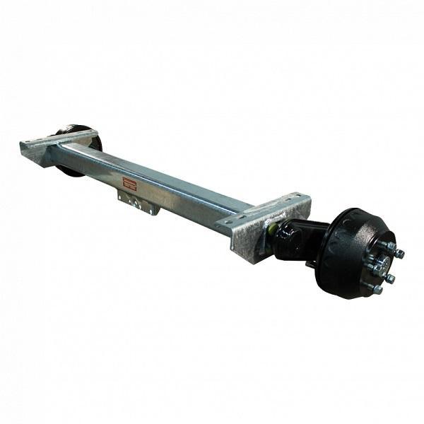 Torsie as geremd 1500kg KNOTT padmaat 1200mm / flens 1670mm, Auto diversen, Aanhangwagen-onderdelen, Nieuw, Ophalen of Verzenden