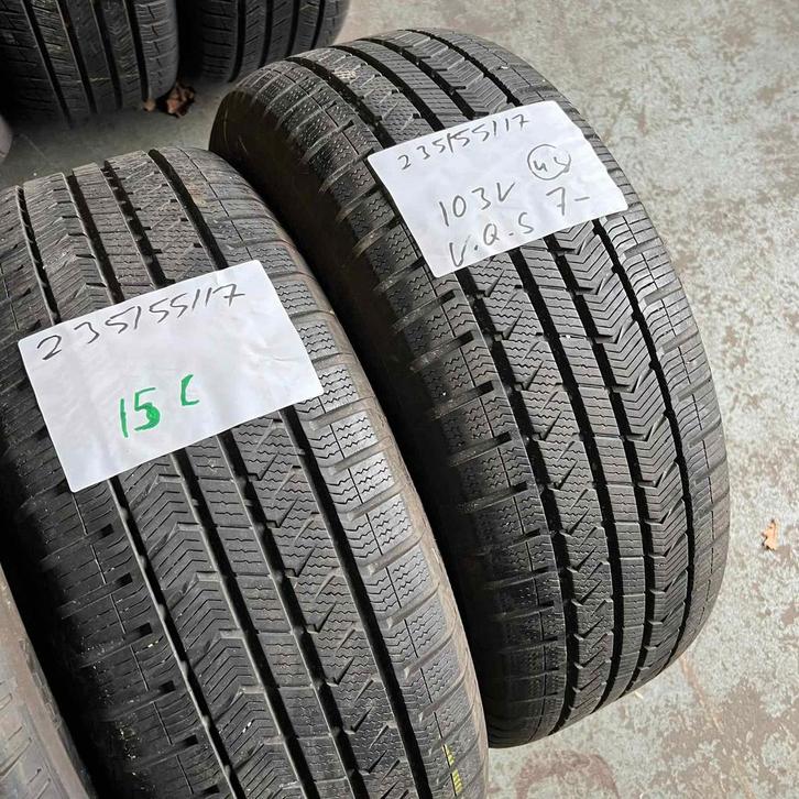 2 x Vredestein Quatrac 5 235-55-17 103V4 Seizoenbanden 7mm, Auto-onderdelen, Banden en Velgen, 17 inch, All Season, 235 mm, Personenwagen