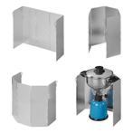 ProPlus Windvrij kookscherm - 5-delig - Inklapbaar - Alum..., Caravans en Kamperen, Kampeeraccessoires, Ophalen of Verzenden, Nieuw