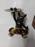 Beeld, bulldog cool sculptuur - 22 cm - polyresin, Antiek en Kunst