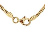 Gouden collier slang 44.5 cm 14 krt, Ophalen of Verzenden, Nieuw