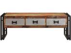 vidaXL - Salontafel - met - 3 - lades - 100x50x35 - cm -, Huis en Inrichting, Tafels | Salontafels, Verzenden, Zo goed als nieuw