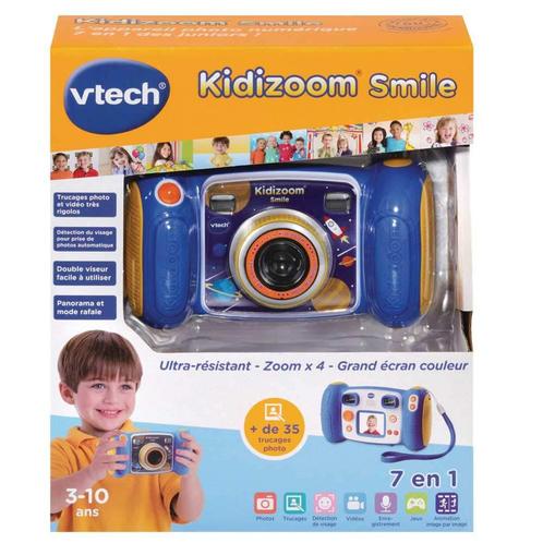 VTech Kidizoom Smile Digitale Camera voor Kinderen - Blauw (, Kinderen en Baby's, Speelgoed | Educatief en Creatief, Zo goed als nieuw