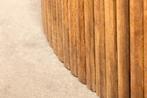 Ronde eettafel TRES CHIC 120cm bruin mangohout massief hout, Ophalen of Verzenden, Nieuw