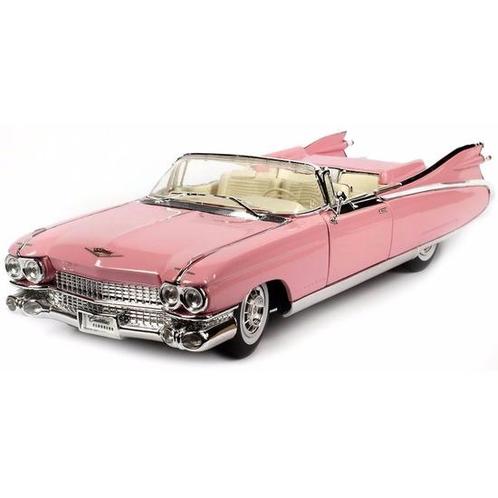 Modelauto Cadillac Eldorado roze 1:18 - Modelauto, Hobby en Vrije tijd, Modelauto's | Overige schalen, Verzenden