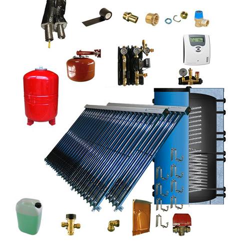CV verwarming en tapwater zonneboiler 300L+ 2x Prisma Pro 24, Doe-het-zelf en Verbouw, Geisers en Boilers, Nieuw, Verzenden
