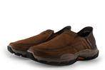 Skechers Instappers in maat 42 Bruin, Kleding | Heren, Schoenen, Bruin, Verzenden, Overige typen, Zo goed als nieuw