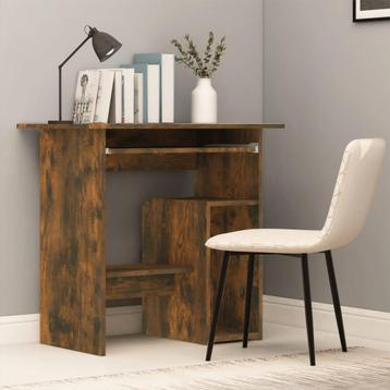 vidaXL Bureau 80x45x74 cm bewerkt hout gerookt eikenkleurig beschikbaar voor biedingen