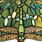Tiffany tafellamp – Libellen &amp; Turquoise Accenten – Ø 40 cm, Huis en Inrichting, Verzenden, Nieuw