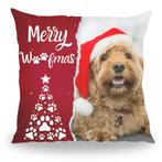 Merry Woofmas - Kussen - 40 cm, Huis en Inrichting, Woonaccessoires | Kussens, Verzenden, Nieuw