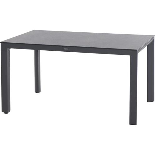 Siena Garden Silva Eettafel 160x90cm mat antraciet / HPL, Tuin en Terras, Tuintafels, Ophalen of Verzenden