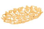 Decoratieve kom GINKGO LEAFS 50cm goud handgemaakt metaal -, Huis en Inrichting, Woonaccessoires | Vazen, Nieuw, Ophalen of Verzenden