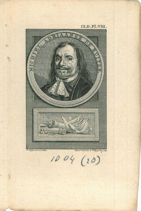 Portrait of Michiel Adriaenszoon de Ruyter, Antiek en Kunst, Kunst | Etsen en Gravures