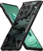 Ringke - OnePlus 12 Hoesje Fusion-X Zwart Camouflage, Telecommunicatie, Mobiele telefoons | Hoesjes en Frontjes | Overige merken