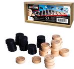 Clown - Damstenen Hout | Clown Games - Gezelschapsspellen, Hobby en Vrije tijd, Gezelschapsspellen | Bordspellen, Verzenden, Nieuw