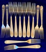 Christofle - Vork (12) - Verzilverd, Antiek en Kunst