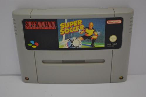 Super Soccer (SNES EUR), Spelcomputers en Games, Games | Nintendo Super NES, Zo goed als nieuw, Verzenden