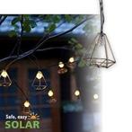 Solar Lichtsnoer - Sousse - 10 Hanglampjes (tuinverlichting), Tuin en Terras, Buitenverlichting, Nieuw, Minder dan 50 watt, Zonne-energie