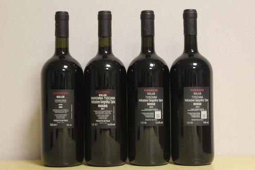 2009, 2011, 2013 & 2015 Pianirossi, Solus - Toscane - 4, Verzamelen, Wijnen