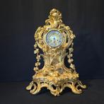 Tafelklok - - Verguld brons - ca. 1840 - Topstaat, Antiek en Kunst, Antiek | Klokken