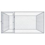 Hondenkennel | Buitenhok  | Hondenhok | 200x200x100cm Staal, Dieren en Toebehoren, Hondenhokken, Nieuw, Hondenkennel, 110 cm of meer