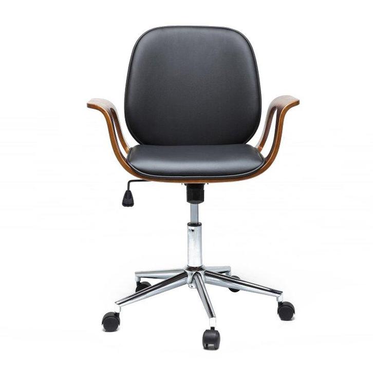 *WOONWINKEL* Kare Design Patron Bureaustoel Walnoot, Huis en Inrichting, Bureaus, Nieuw, Verzenden