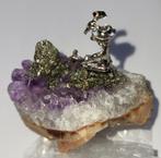 Mijnwerkers op natuursteen 10% extra korting, Verzamelen, Mineralen en Fossielen, Verzenden, Overige typen