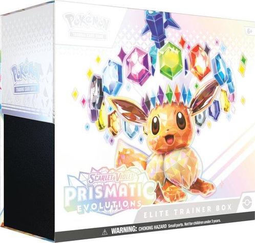 Pokémon SV8.5 Prismatic Evolutions Elite Trainer Box, Hobby en Vrije tijd, Verzamelkaartspellen | Pokémon, Ophalen of Verzenden