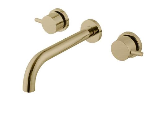 SALE - Fastin - Geborsteld goud - Inbouw wastafelkraan -, Doe-het-zelf en Verbouw, Sanitair, Nieuw, Ophalen of Verzenden