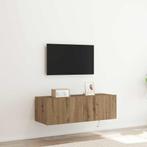 vidaXL Tv-wandmeubel met LED-verlichting 100x35x31 cm, Verzenden, Nieuw, Minder dan 50 cm, Minder dan 100 cm