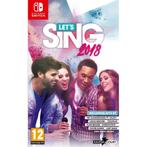 Switch Lets Sing 2018 + 2 Microfoons, Spelcomputers en Games, Verzenden, Zo goed als nieuw