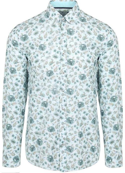 State Of Art Overhemd Bloem Lichtblauw maat M Heren, Kleding | Heren, Overhemden, Nieuw, Verzenden