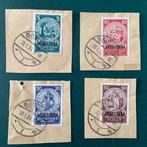 Duitse Rijk 1933 - Zegels uit Nothilfe blok op fragment met, Gestempeld