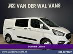 Ford Transit Custom | 2.0 TDCI 131pk L2H1 Dubbele Cabine, Auto's, Gebruikt, Euro 6, Wit, Dealer onderhouden