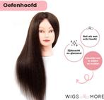 Kappershoofd - oefenhoofd -  Bruin - Incl. tafelklem - 65 cm, Ophalen of Verzenden, Nieuw