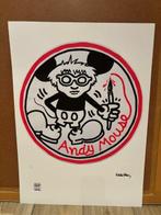 Keith Haring (after) - Andy Mouse, Antiek en Kunst, Kunst | Litho's en Zeefdrukken, Verzenden