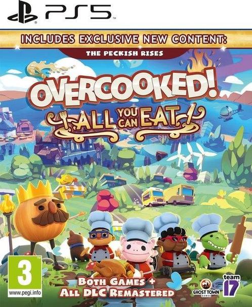 Overcooked! All You Can Eat (Nieuw) (PS5 Games), Spelcomputers en Games, Games | Sony PlayStation 5, Nieuw, Ophalen of Verzenden