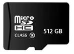 Micro SD Kaart 512 GB Class 10 + SD Adapter, Verzenden, Nieuw