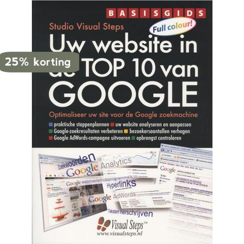 Basisgids Uw website in de top 10 van Google 9789059051270, Boeken, Informatica en Computer, Gelezen, Verzenden