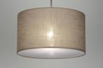 Rietveld Hanglampen - Taupe - Stof, Huis en Inrichting, Lampen | Hanglampen, Verzenden, Nieuw