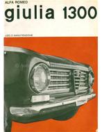 1964 ALFA ROMEO GIULIA 1300 INSTRUCTIEBOEKJE ITALIAANS, Auto diversen, Handleidingen en Instructieboekjes
