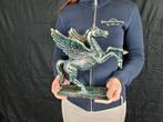 Beeld, Pegasus Horse - 26 cm - IJzer, Antiek en Kunst