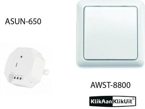 Klikaanklikuit  zonwering/rolluik set - AWST-8800 + ASUN-660, Doe-het-zelf en Verbouw, Elektra en Kabels, Verzenden