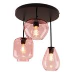 Moderne plafondlamp roze, Caia, Ophalen of Verzenden, Nieuw, Glas, Modern