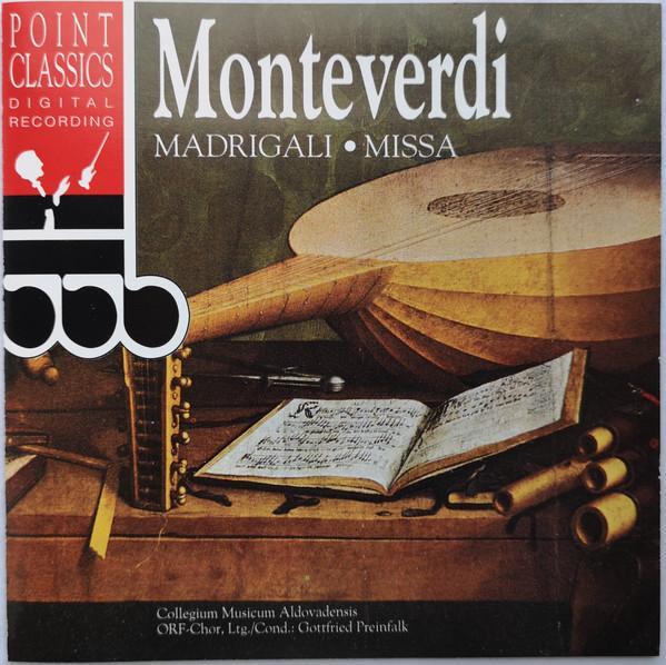cd - Claudio Monteverdi - Madrigali - Missa, Cd's en Dvd's, Cd's | Overige Cd's, Zo goed als nieuw, Verzenden