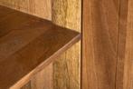 Design dressoir ART DECO 170cm bruin gerookt mangohout, Huis en Inrichting, Ophalen of Verzenden, Nieuw
