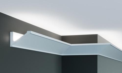 Kroonlijst P881 (87 x 55 mm), polyurethaan, lengte 2 m, Doe-het-zelf en Verbouw, Plinten en Afwerking, Nieuw, Ophalen of Verzenden