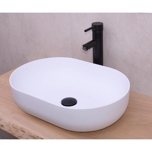 Opbouw Waskom Boss & Wessing Fabiana 50x35x14 cm Solid, Doe-het-zelf en Verbouw, Sanitair, Ophalen of Verzenden